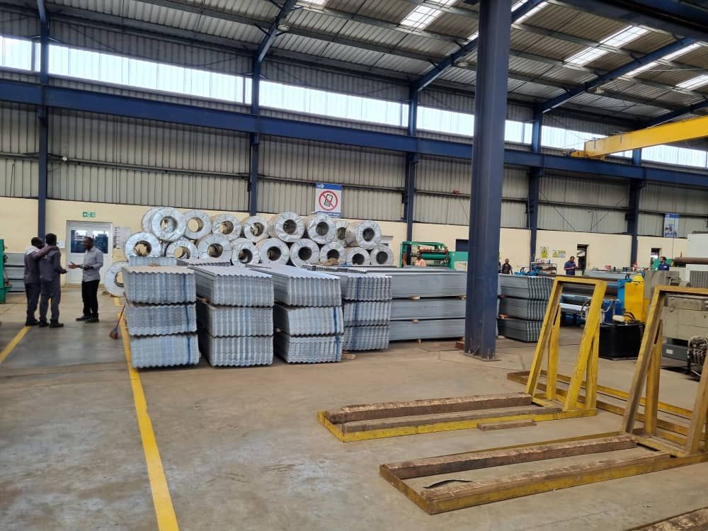 Steel coils in the RSG factory