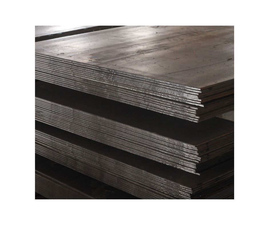 Stack of mild steel plates